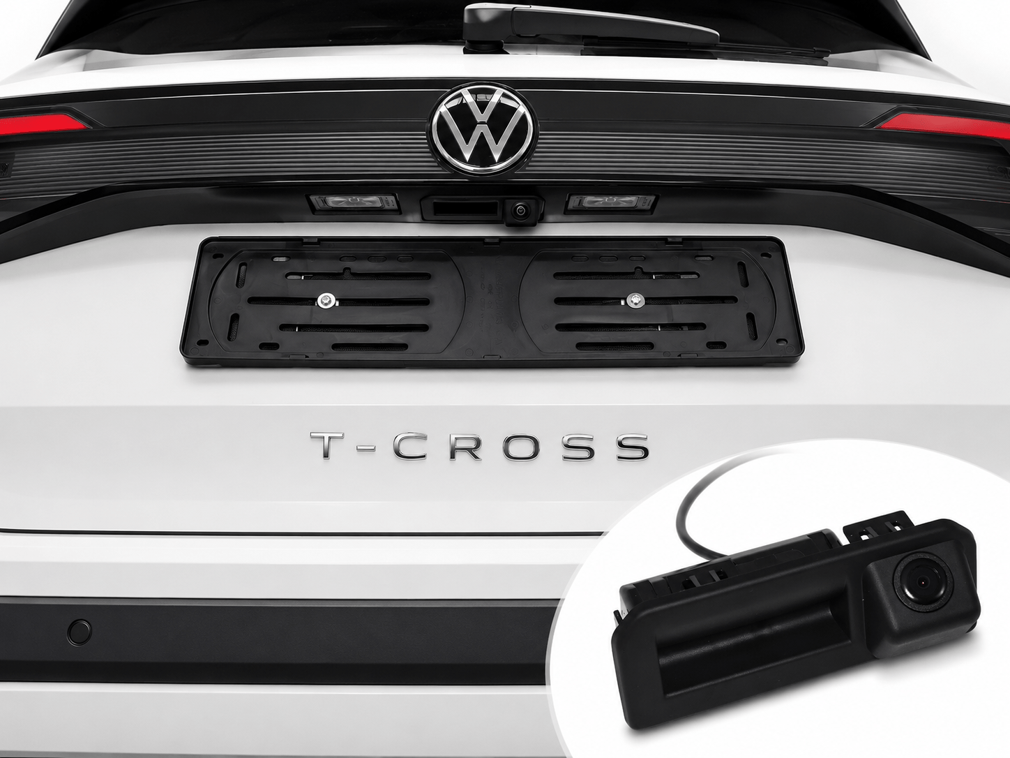 VW T-Cross Trunk Handle Rear View Camera