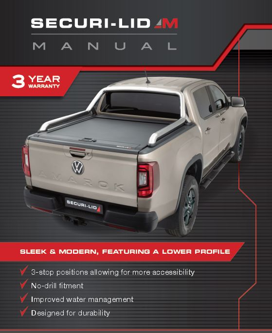 Securi-Lid M – VW Amarok J73 2023+ Double Cab