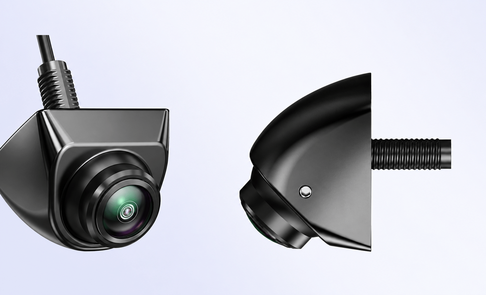 Universal Surface Mount Rear View Camera with Adjustable Lens