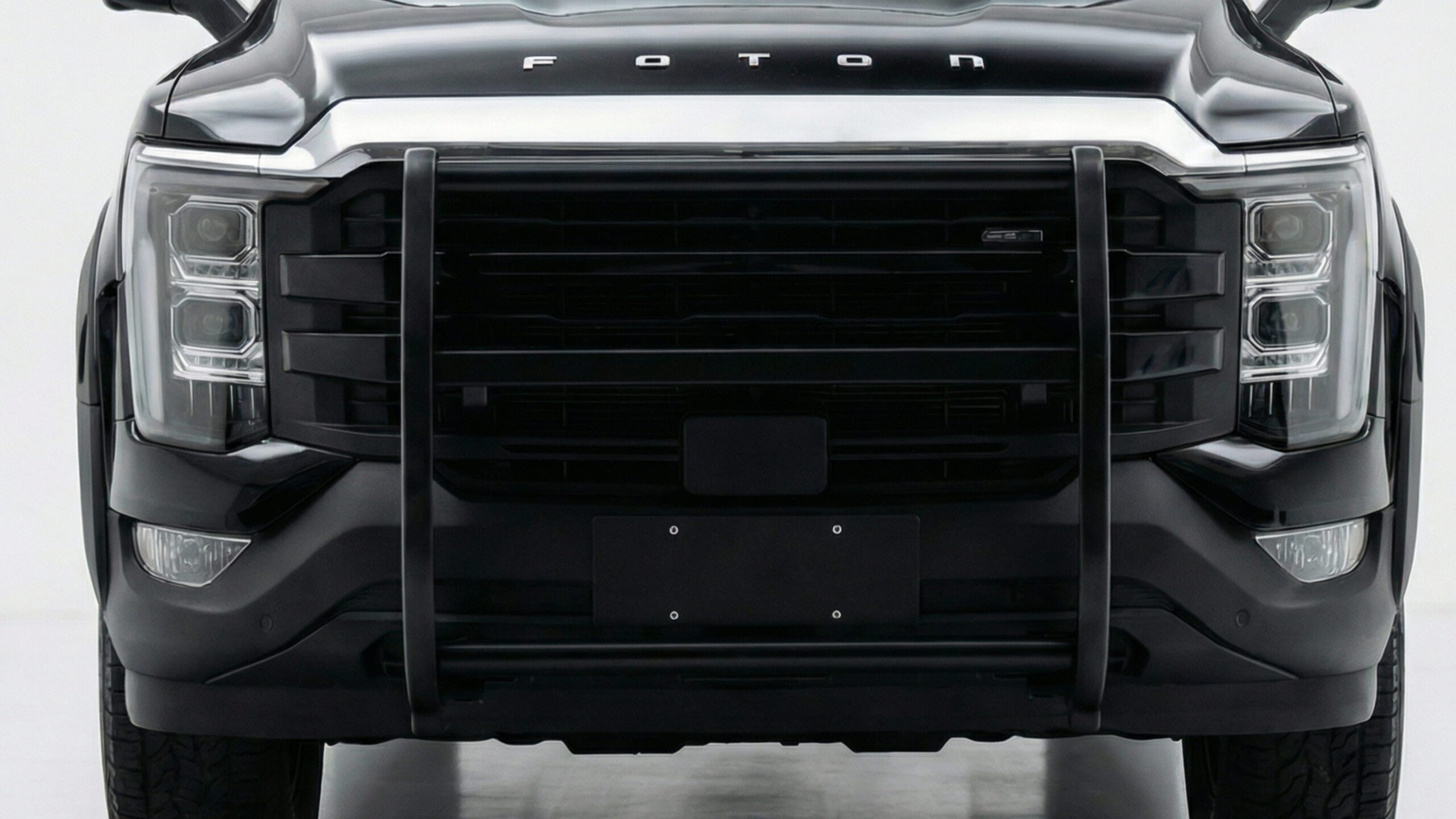 Artav Foton Tunland V7 Bullbar Black – PDC Friendly – Spotlight Mounts