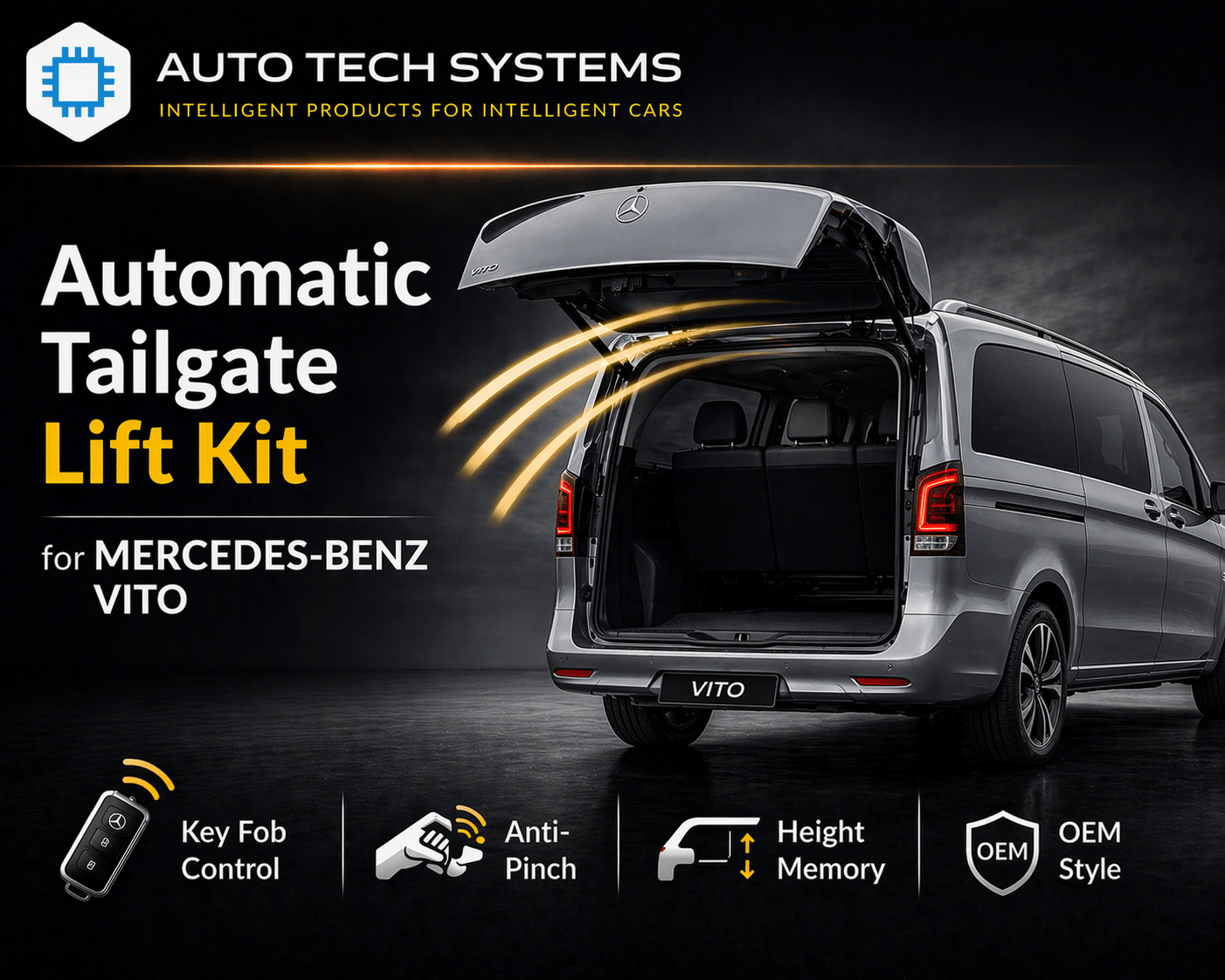 Automatic Tailgate Lift Kit – Mercedes-Benz Vito