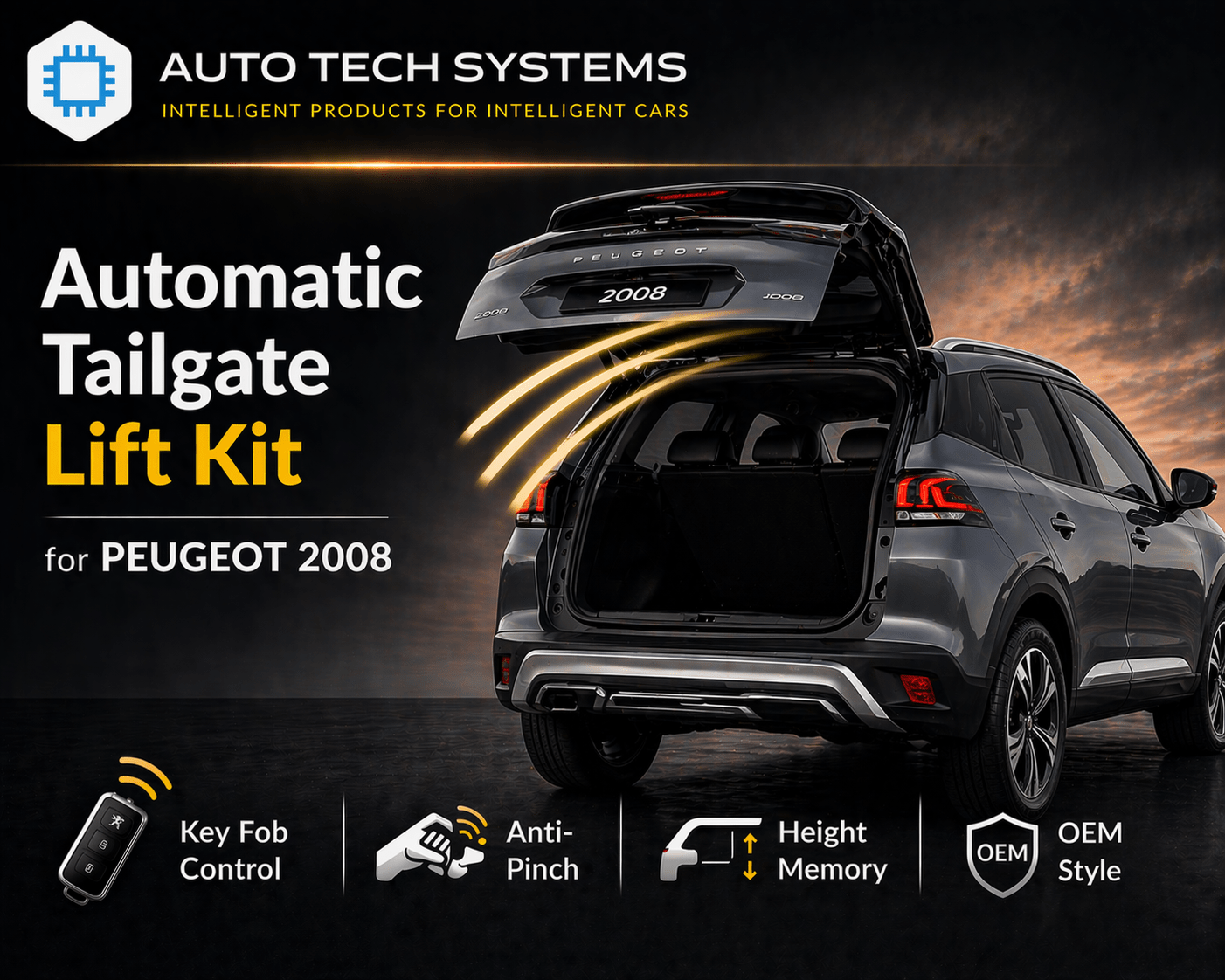 Automatic Tailgate Lift Kit – Peugeot 2008