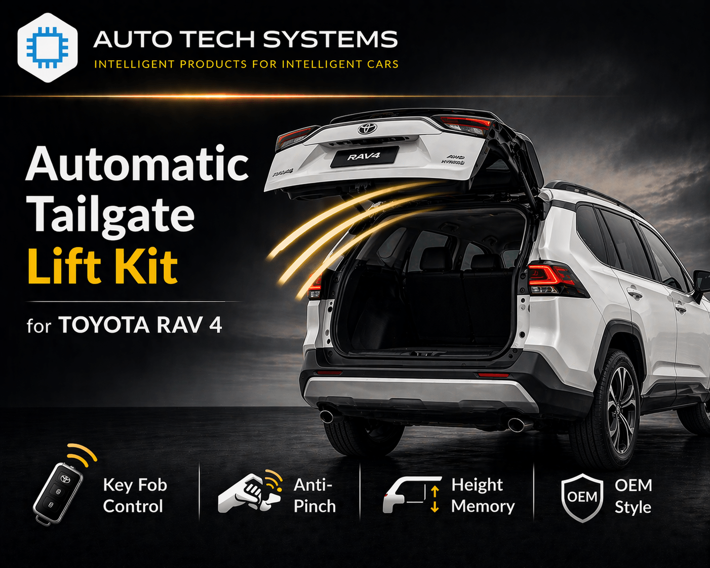 Automatic Tailgate Lift Kit – Toyota RAV 4