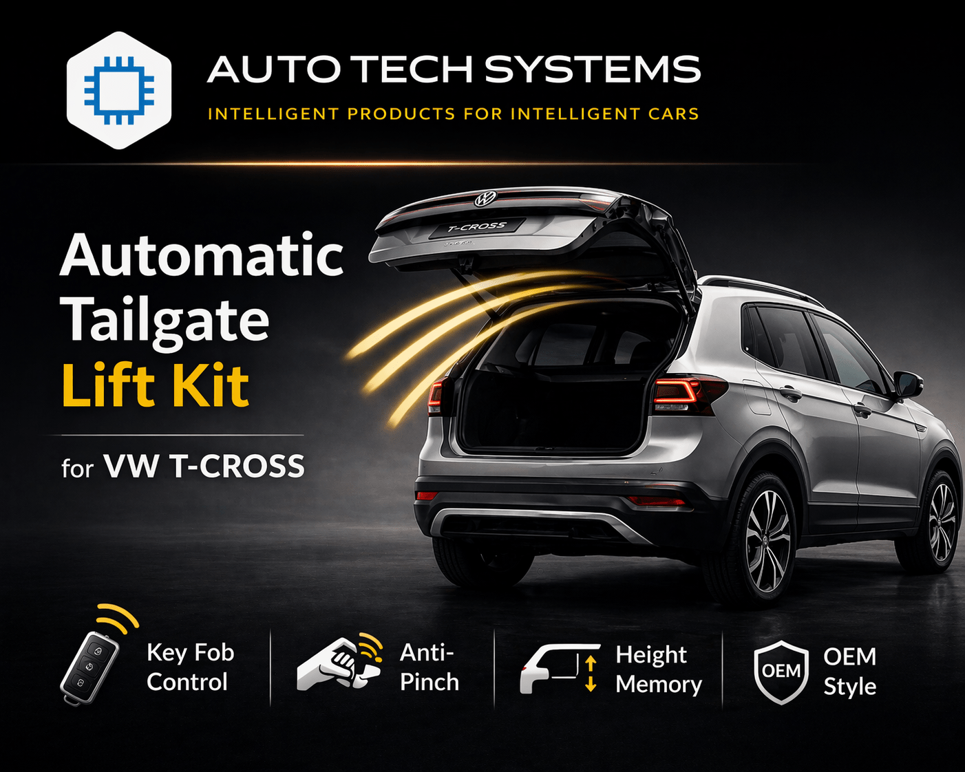 Automatic Tailgate Lift Kit – VW T-Cross