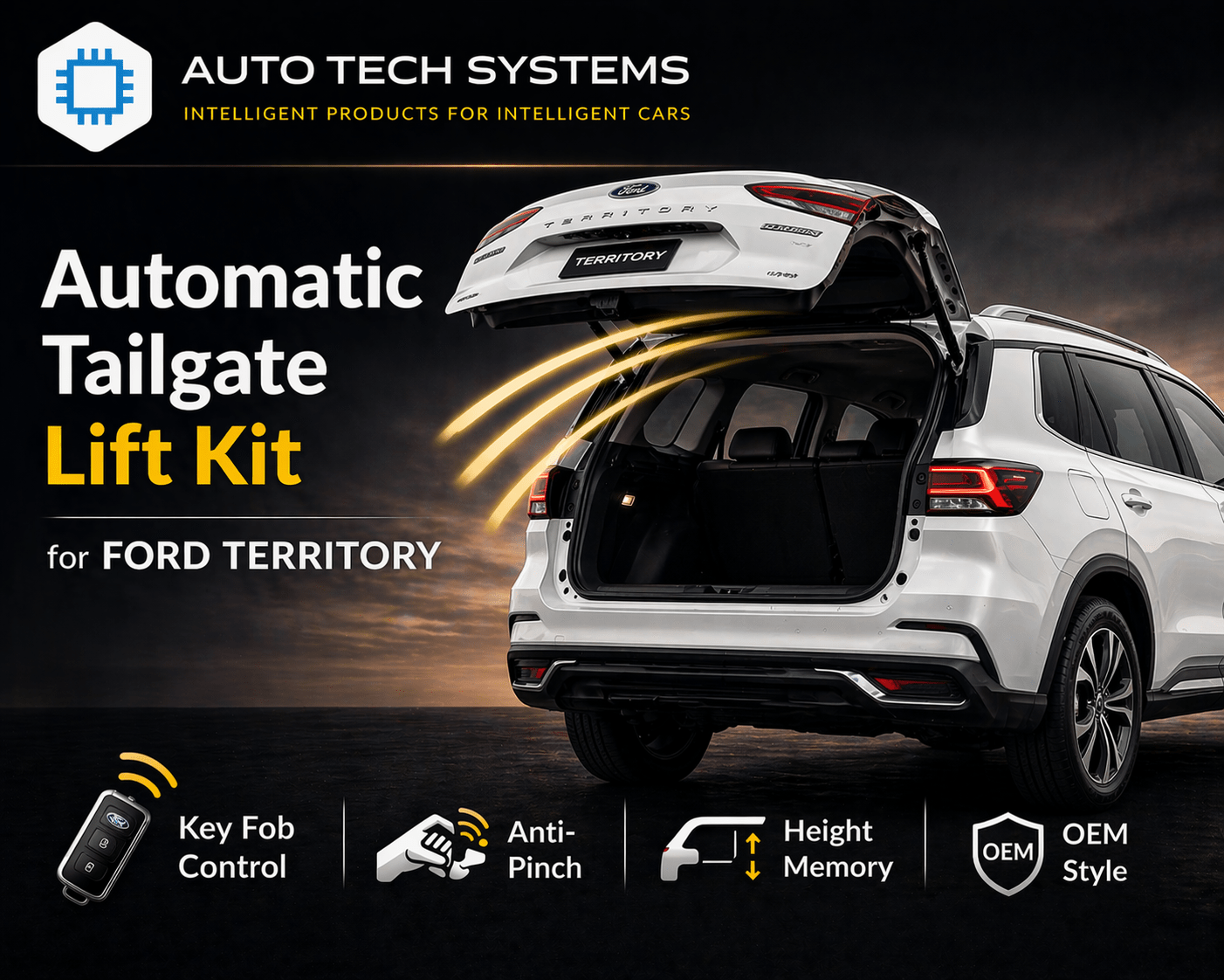 Automatic Tailgate Lift Kit – Ford Territory