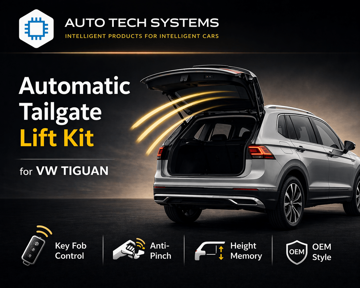 Automatic Tailgate Lift Kit – VW Tiguan