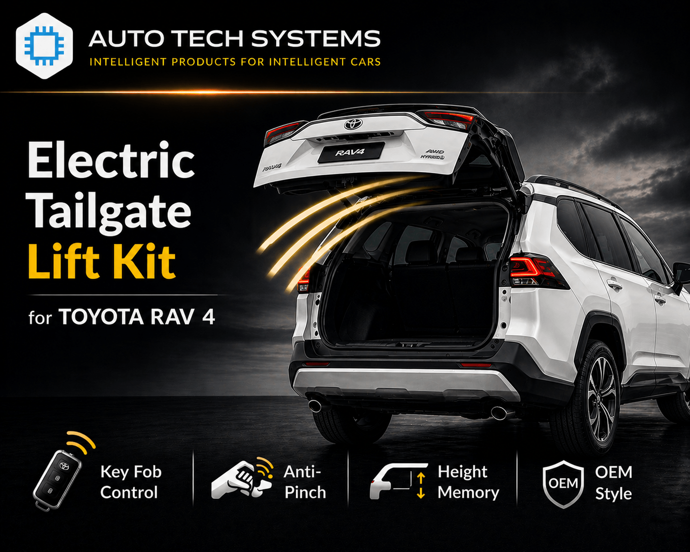 Electric Tailgate Lift Kit – Toyota RAV 4