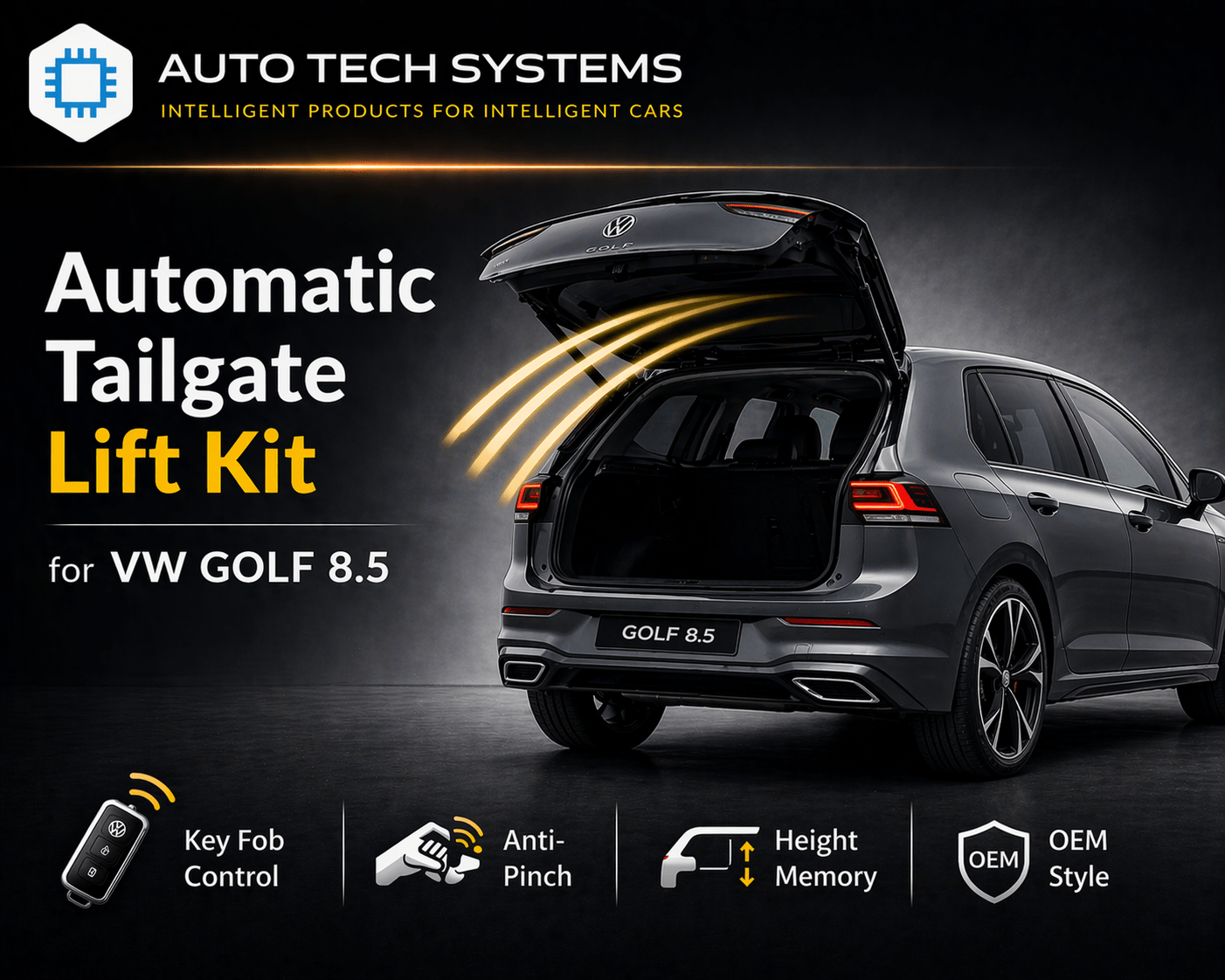 Automatic Tailgate Lift Kit – VW Golf 8