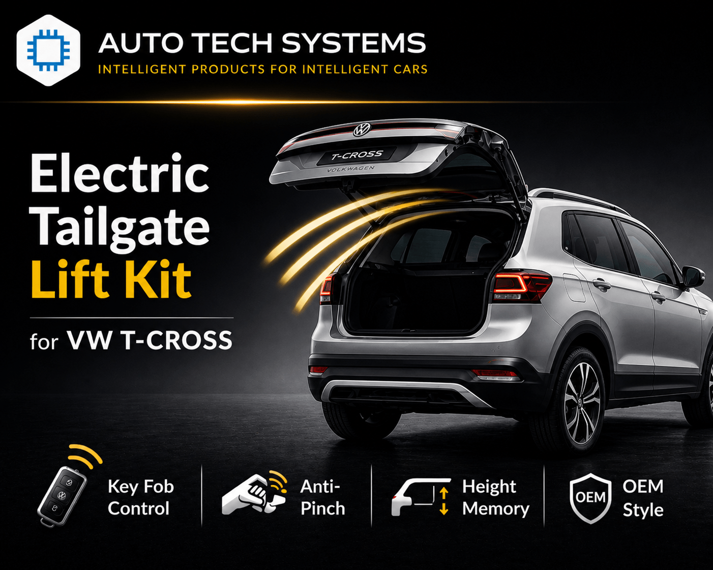 Electric Tailgate Lift Kit – VW T-Cross