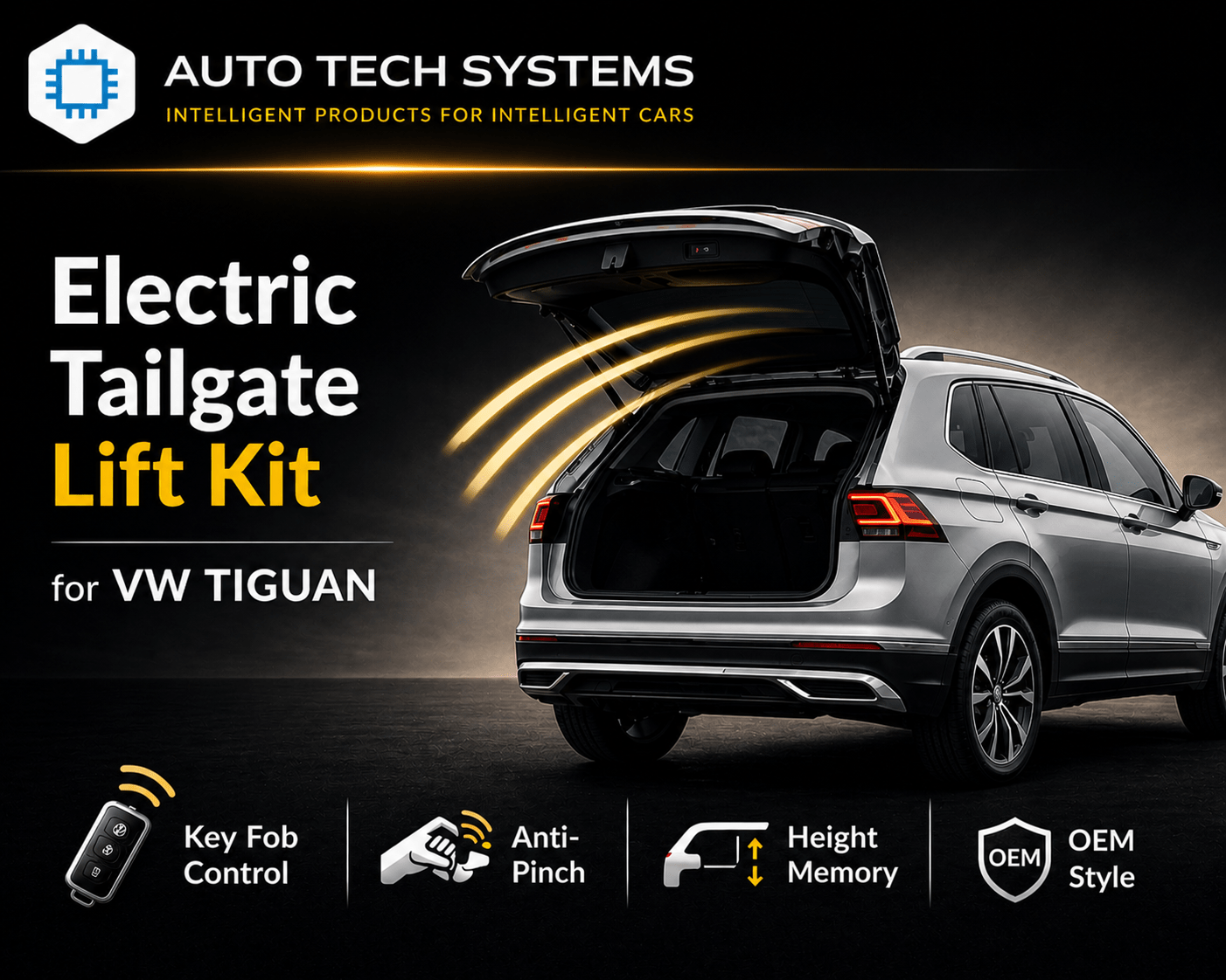 Electric Tailgate Lift Kit – VW Tiguan