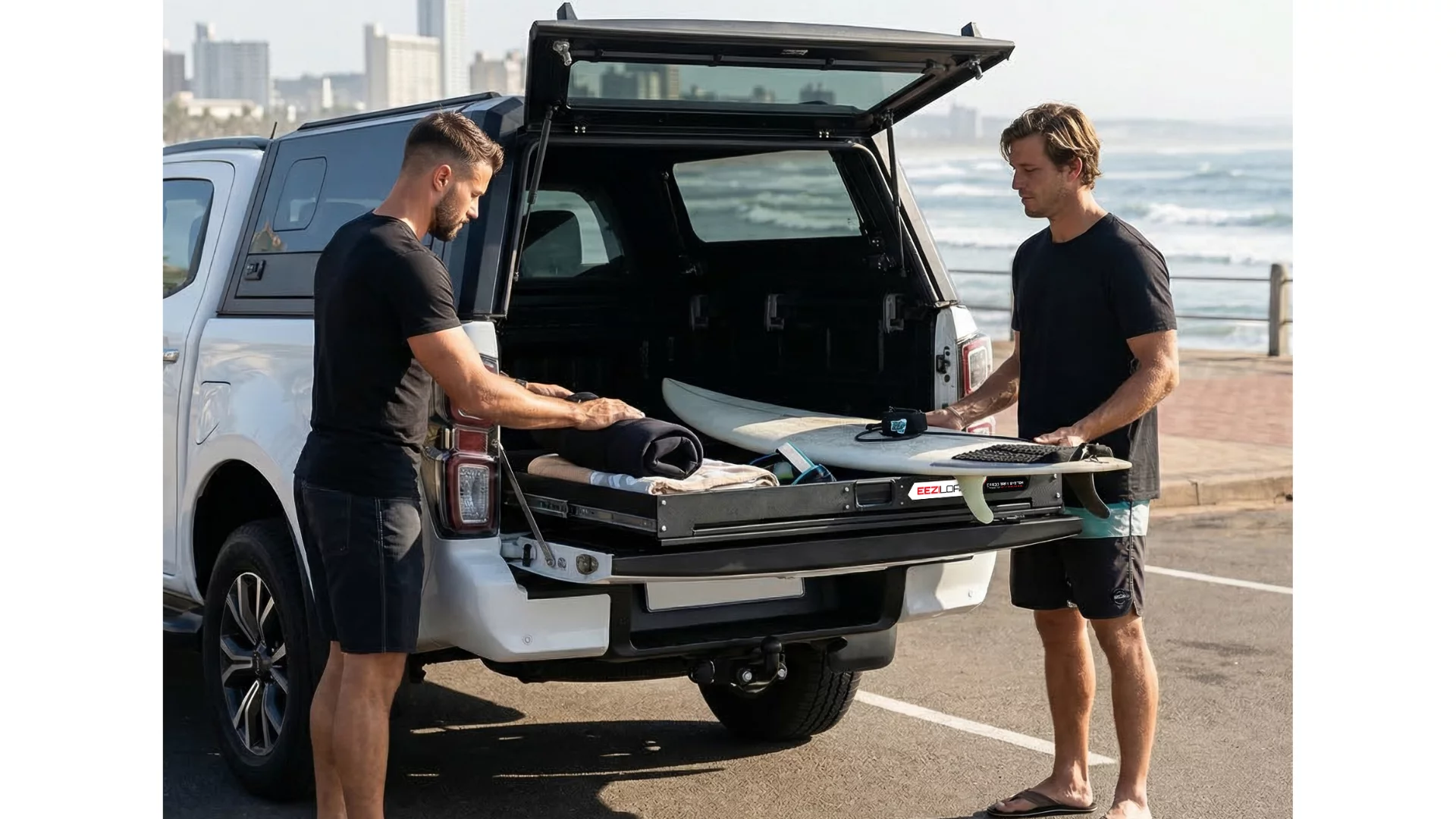 EeziLoader Cargo Tray System – Isuzu Gen 7 – Double Cab Model Only