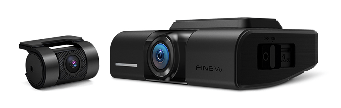 FineVu GX1100 4K Dual Channel Dash Cam with Auto Connection and GPS