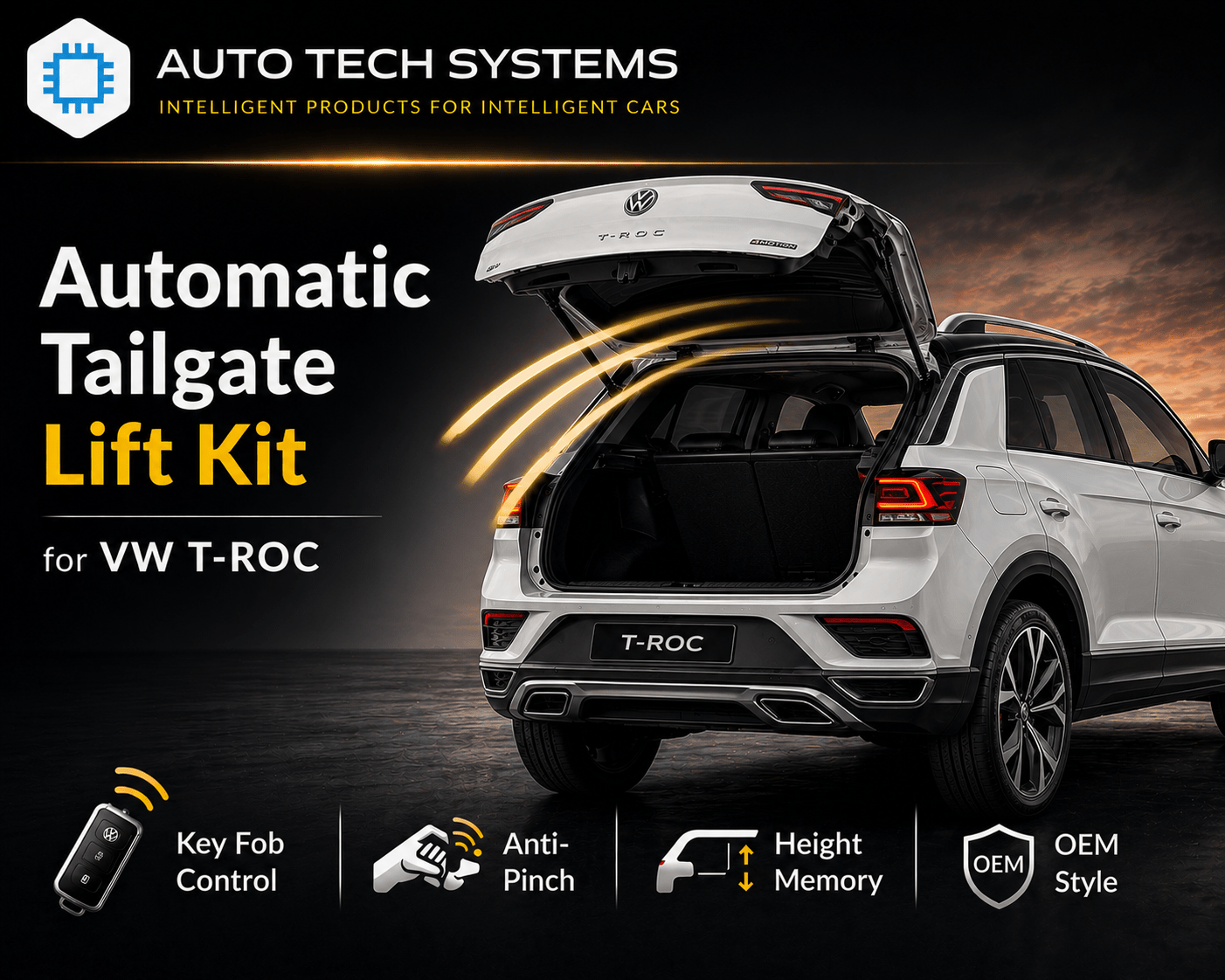 Electric Tailgate Lift Kit – VW T-Roc