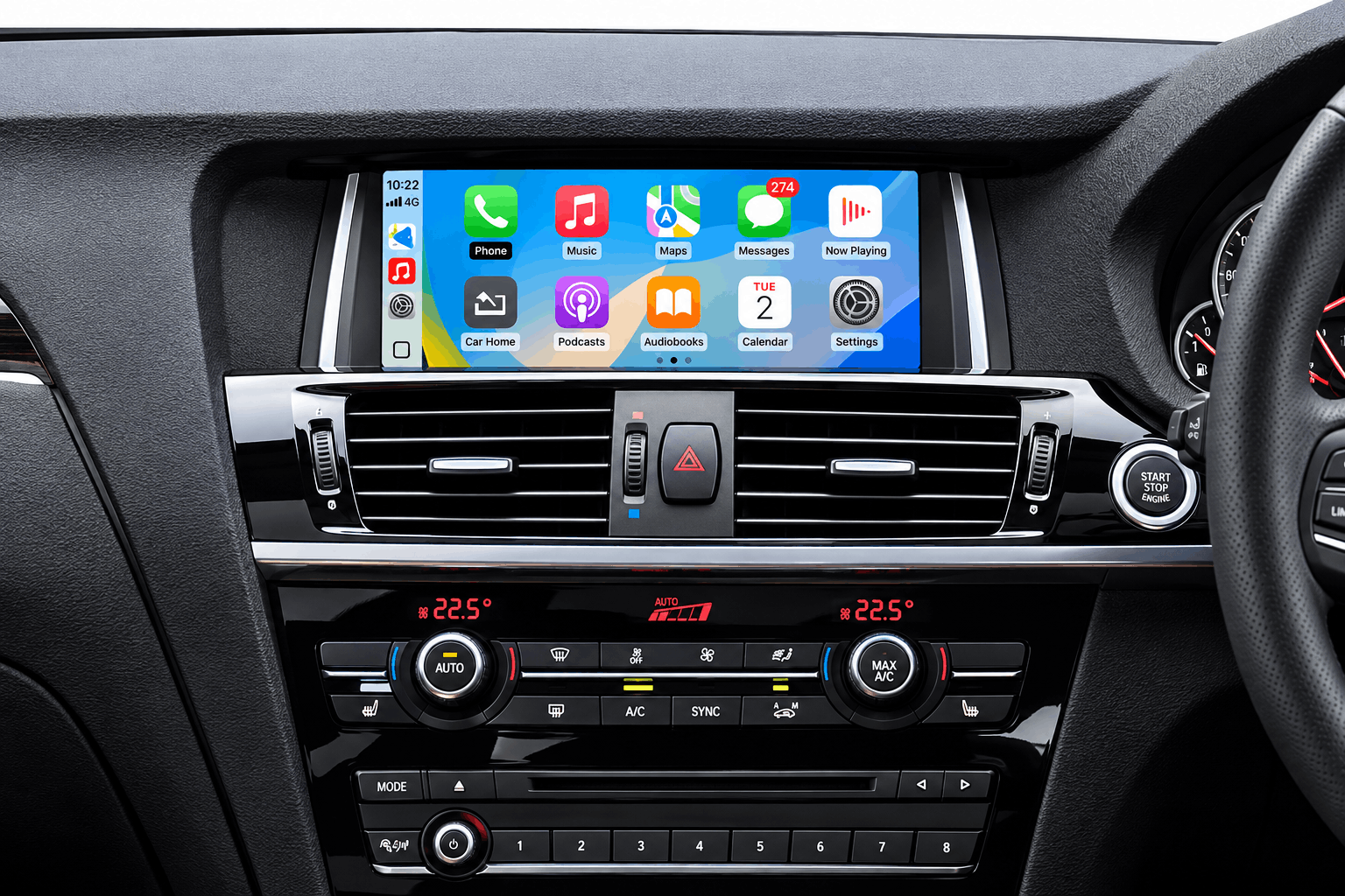 Replacement Screen System – BMW X3 with CIC – 8.9″